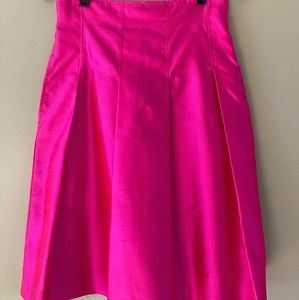 Armani Collezioni Silk Skirt Hot Pink SZ 4